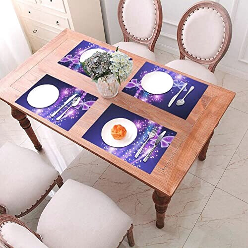 Set de table Papillon violet en pvc 30x45 cm variant 4 