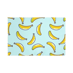 Set de table Banane en polyester 4 pièces 30x45 cm
