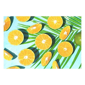 Set de table Orange Fruit orange en polyester 30.4x45.7 cm