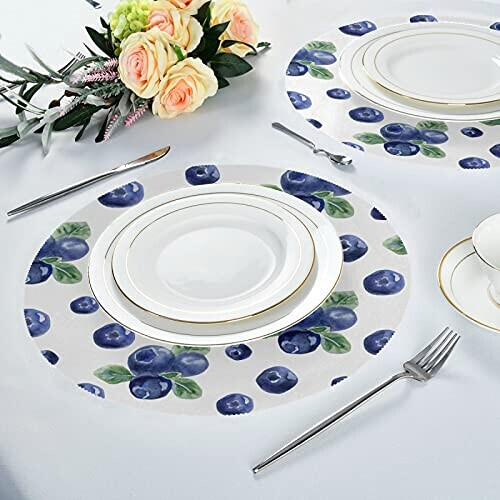 Set de table Raisin modèle en polyester 39 cm variant 4 