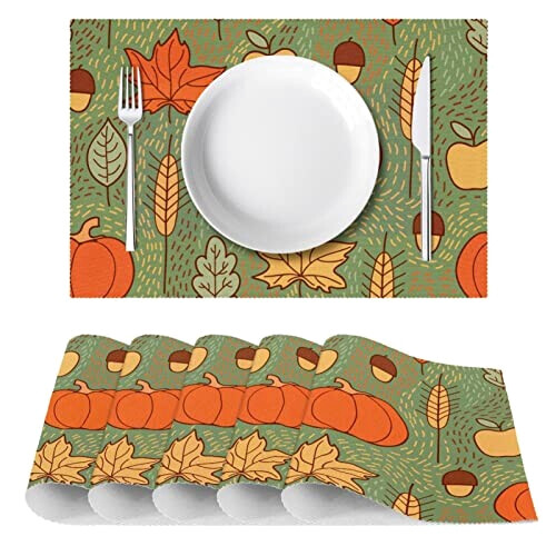 Set de table Citrouille variant 1 