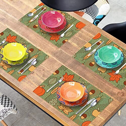 Set de table Citrouille variant 5 