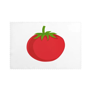 Set de table Tomate dessin animé en plastique 6 pièces 45.7x30.5 cm