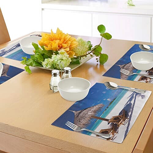 Set de table île multi en polyester 30x45 cm variant 2 