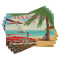 Set de table Plage standard en polyester 30 cm - miniature