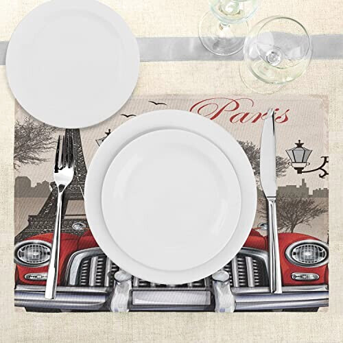 Set de table Ville multi en polyester 30x45 cm variant 1 