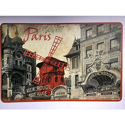 Set de table Paris rouge variant 0 