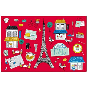 Set de table Paris rouge
