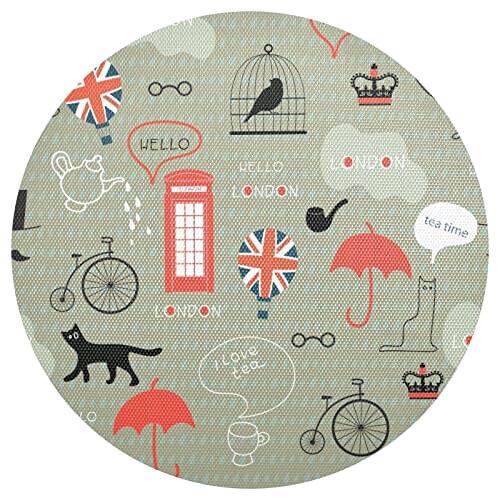 Set de table Londres en polyester 39 cm