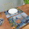 Set de table Londres multicolore en polyester 45.7x30.5 cm - miniature variant 4