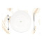 Set de table Plume beige en polyester - miniature variant 1