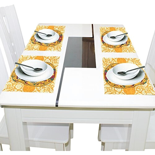 Set de table Tête de mort multicolore en polyester 30.5x45.7 cm variant 2 