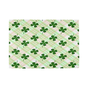 Set de table Trèfle vert en polyester 30.5x45.7 cm