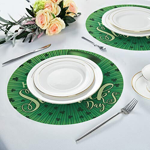 Set de table Trèfle multicolore en polyester 39 cm variant 3 