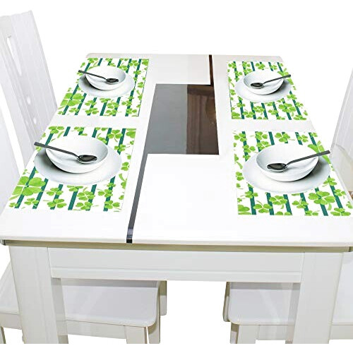 Set de table Trèfle café en polyester 30.4x45.7 cm variant 2 