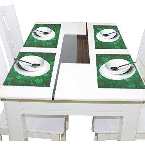 Set de table Trèfle café en polyester 30.4x45.7 cm variant 2 