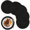 Set de table Rond noir en plastique 32 cm - miniature