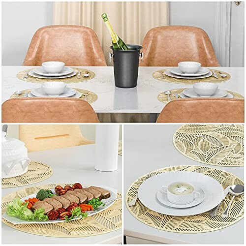 Set de table Rond en pvc 4 pièces 38 cm variant 4 