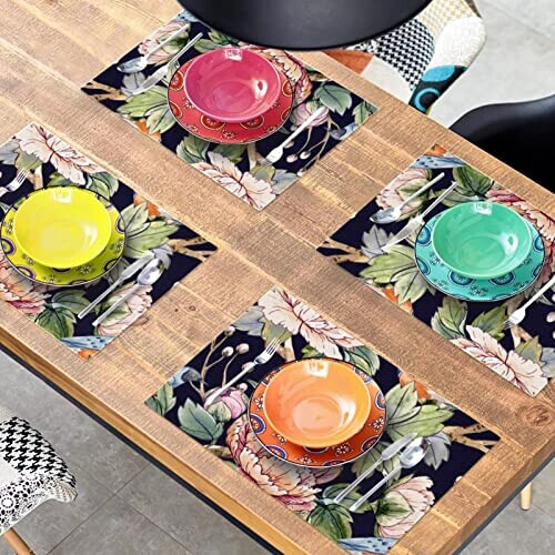 Set de table Chinois multicolore 1 pièces 30x45 cm variant 5 