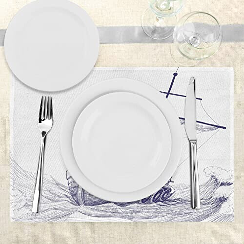 Set de table Viking multi en polyester 30 cm variant 1 