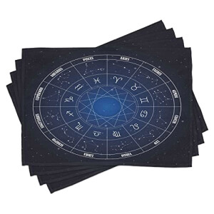 Set de table Astrologie standard en polyester 30 cm