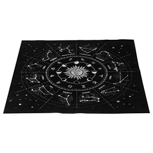 Set de table Astrologie noir 49.5x48.7 cm