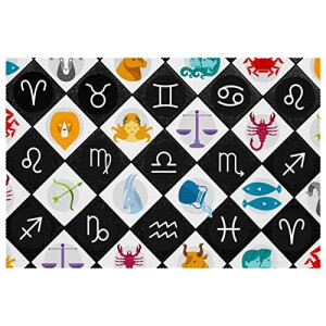Set de table Astrologie multicolore 1 pièces 30x45 cm