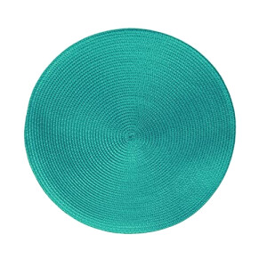 Set de table bleu turquoise 4 pièces 38 cm
