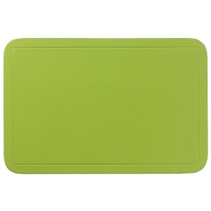 Set de table vert citron en plastique 43.5x28.5 cm
