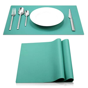 Set de table vert 2 pièces 45x32 cm