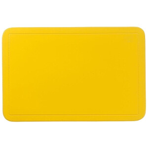 Set de table jaune en plastique 43.5x28.5 cm