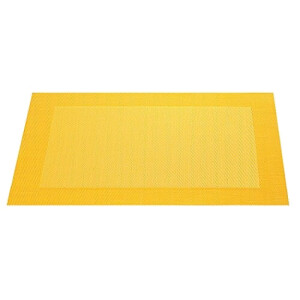 Set de table jaune en vinyle 9x12 cm