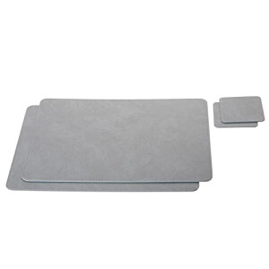 Set de table gris sale 2 pièces 40x30 cm