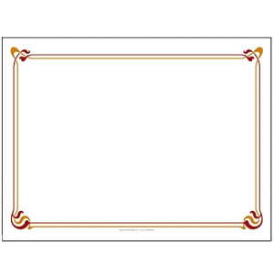 Set de table marron blanc 31x43 cm