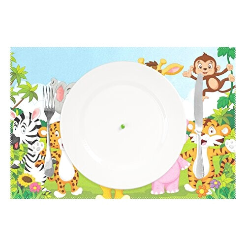 Set de table Lion multicolore en polyester 30.5x45.7 cm variant 0 